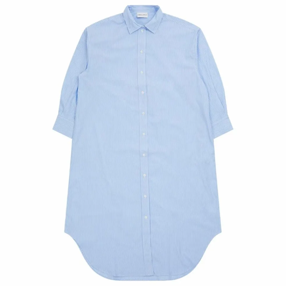 Robe Chemise Melissa Rayée | Bleu Clair