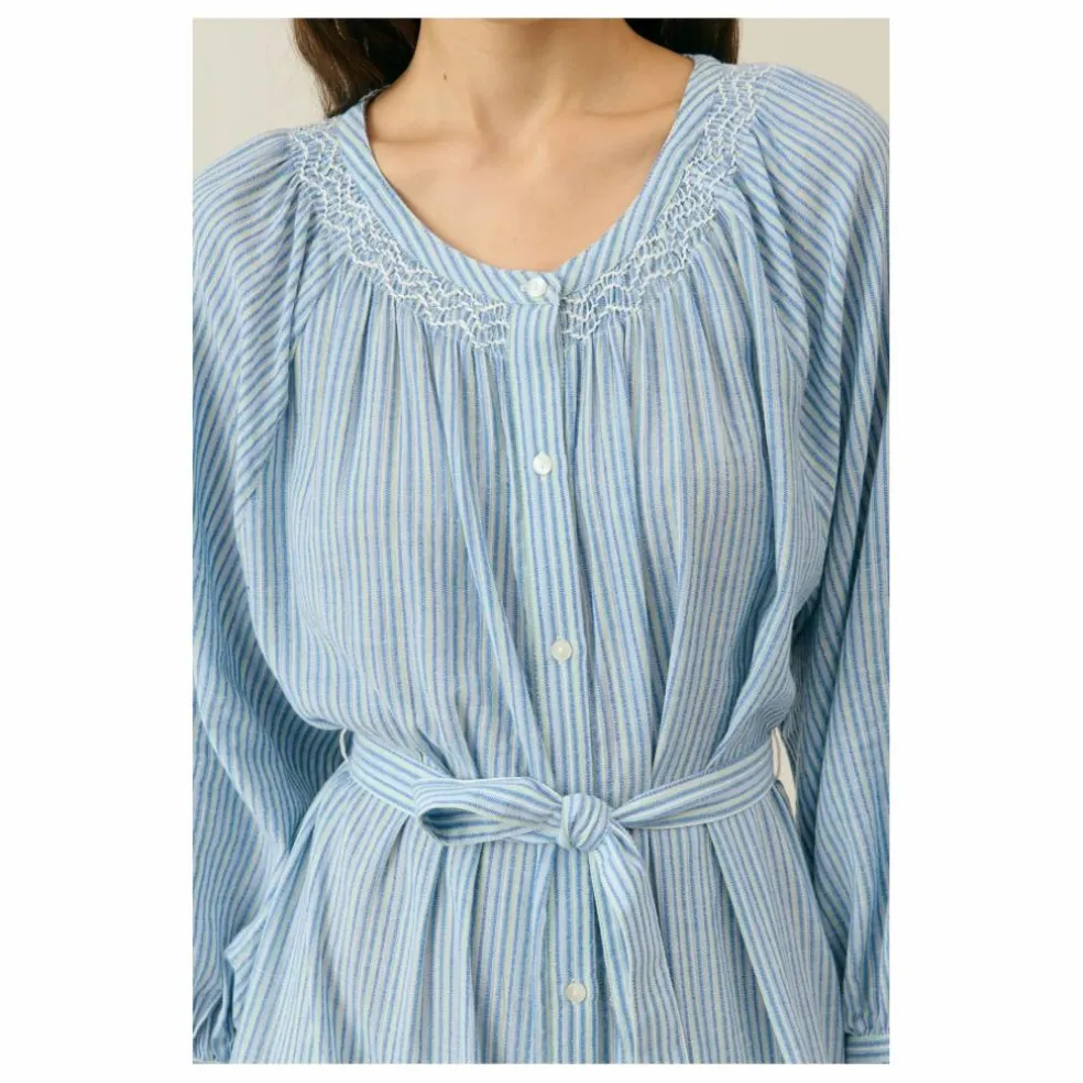 Robe Cilona Coton Bio - Collection Femme | Bleu