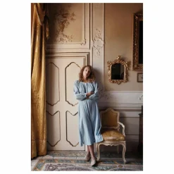 Robe Cilona Coton Bio - Collection Femme | Bleu