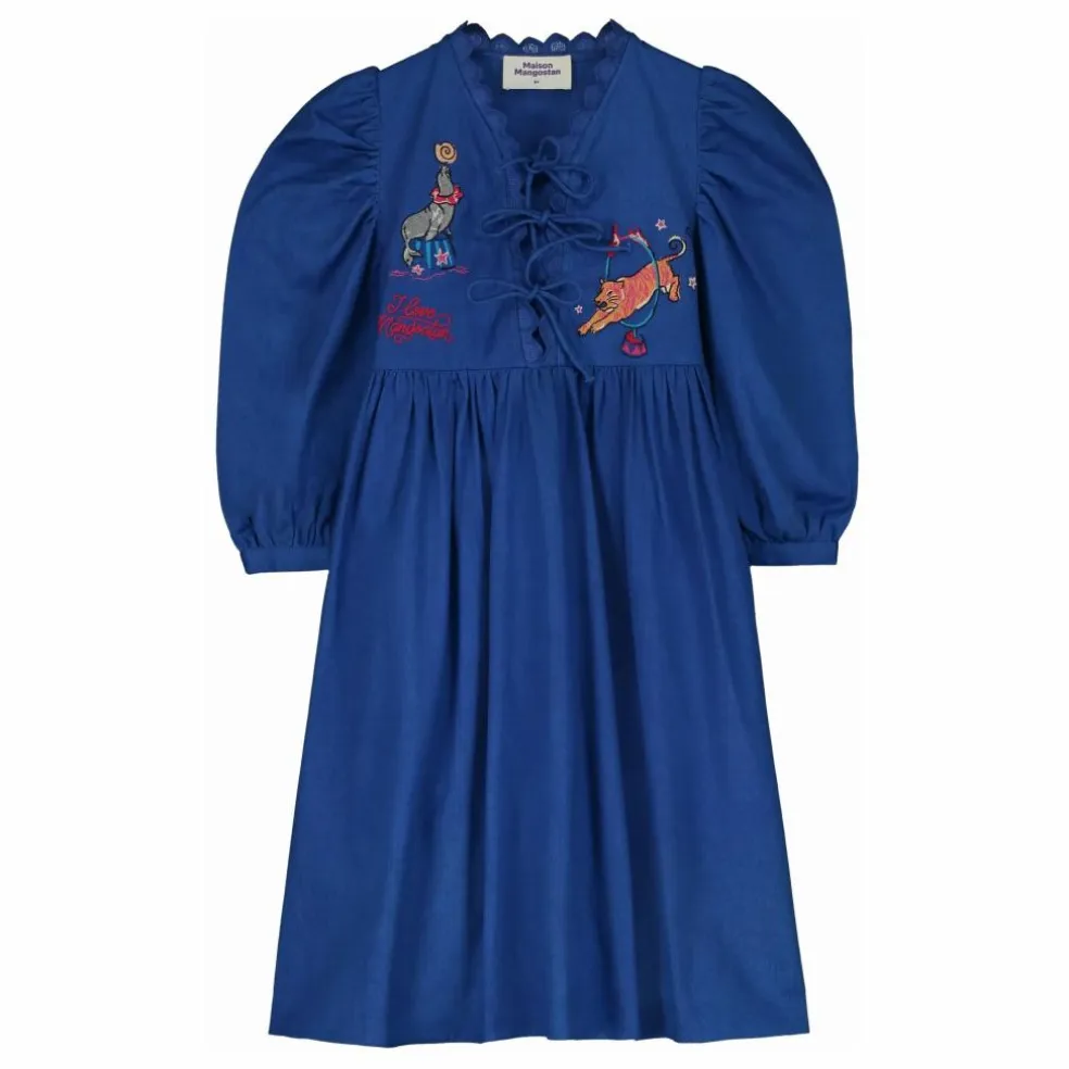 Robe Circus Coton Bio | Bleu