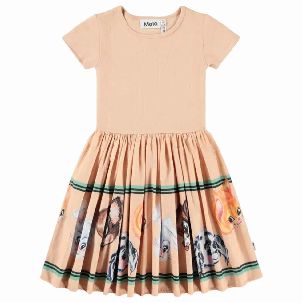 Robe Cissa Coton Bio | Rose pêche