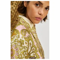 Robe Clemenza Soie | Vert kaki clair