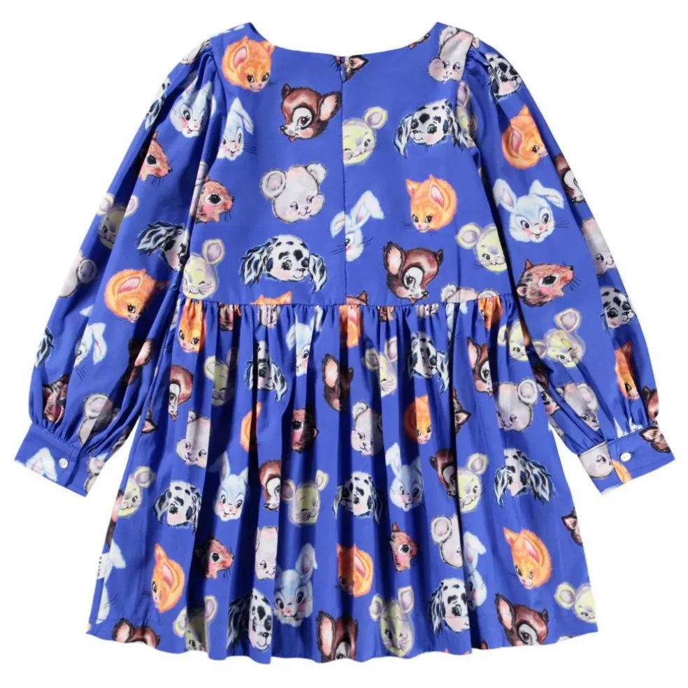 Robe Cleo Coton Bio | Bleu