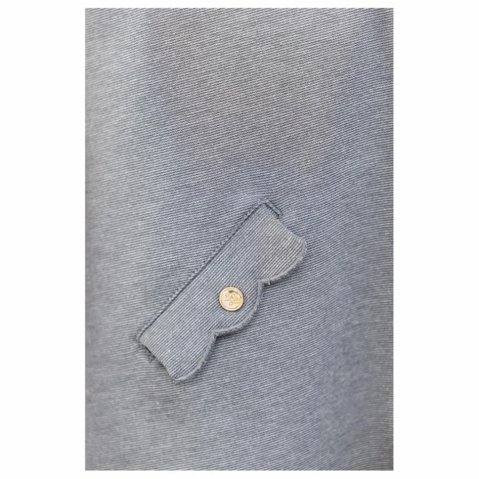 Robe Col Claudine | Gris