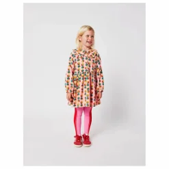 Robe Col Dés Velours Côtelé Coton Bio | Rose