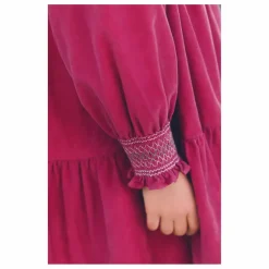 Robe Col Smocké | Magenta