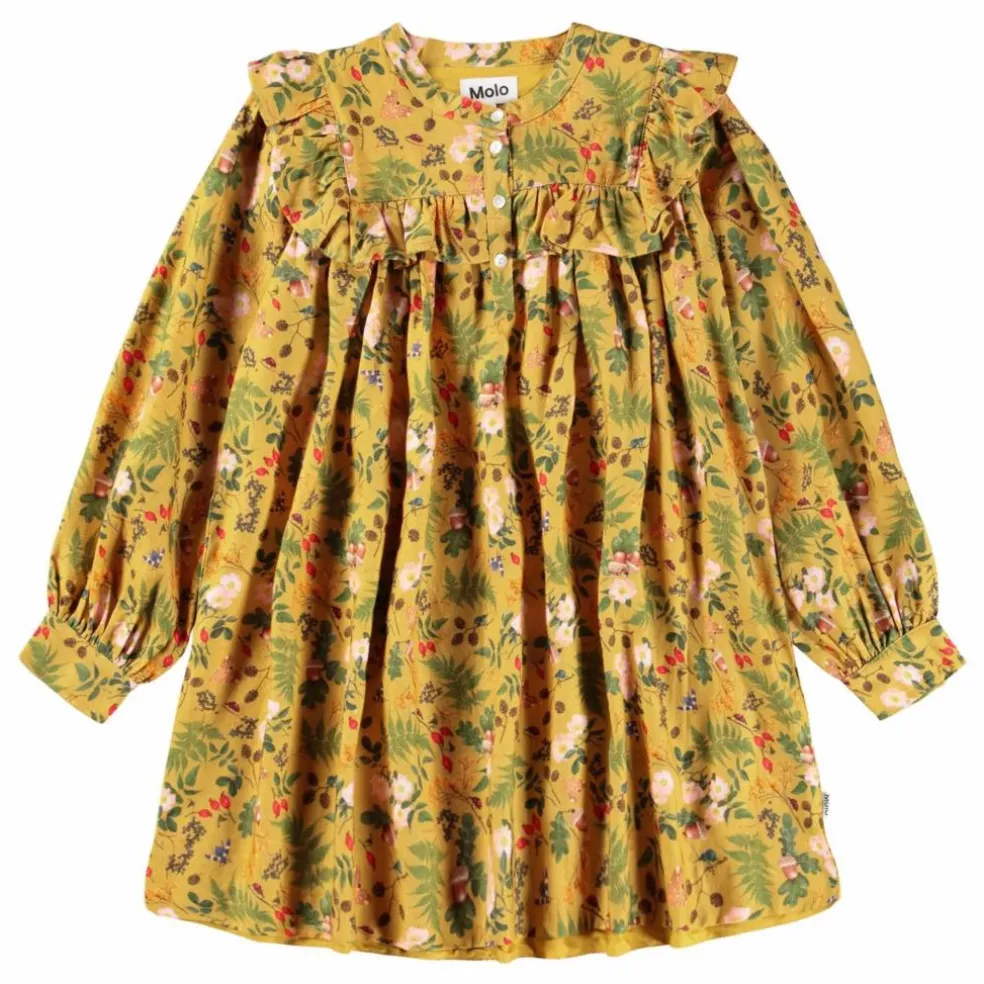 Robe Constance | Jaune moutarde