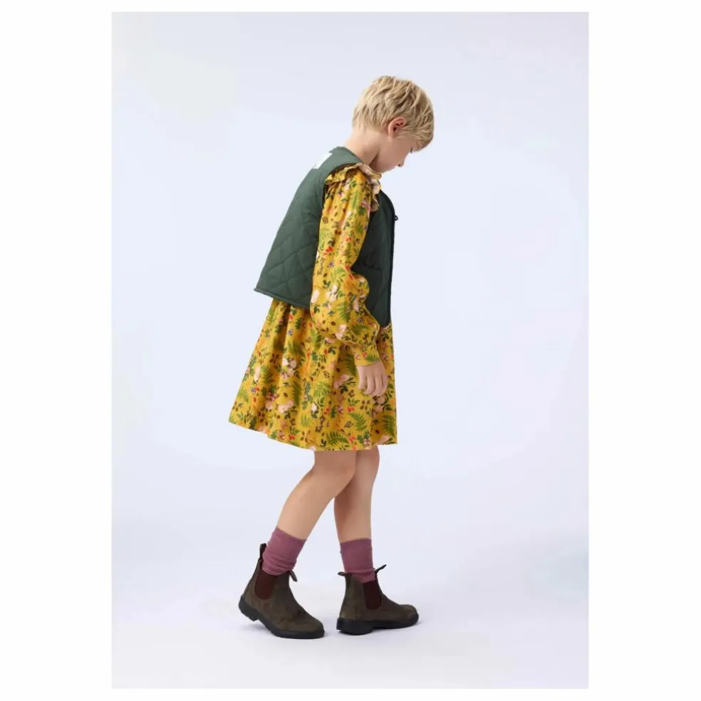 Robe Constance | Jaune moutarde