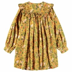 Robe Constance | Jaune moutarde