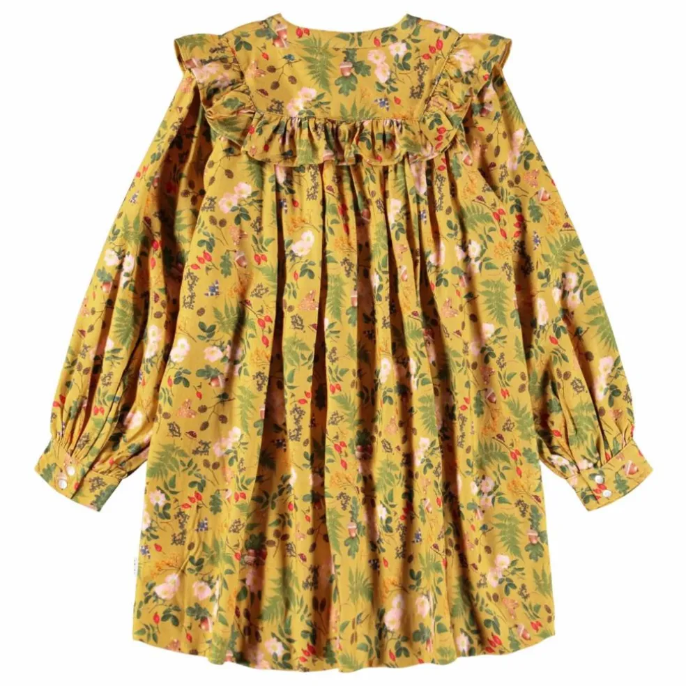 Robe Constance | Jaune moutarde