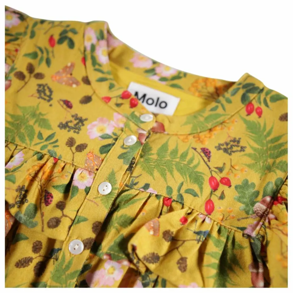 Robe Constance | Jaune moutarde