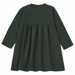 Robe Coton Bio Molleton Lobelia | Noir
