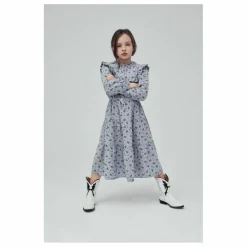Robe Coton Bio Museline Sarah | Bleu