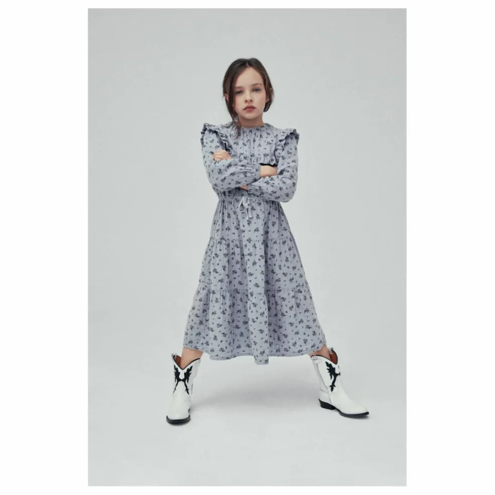 Robe Coton Bio Museline Sarah | Bleu