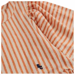 Robe Coton Bio Rayée | Orange