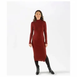 Robe Côtelée Coton Bio | Brique