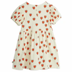Robe Cœurs Coton Bio | Ecru