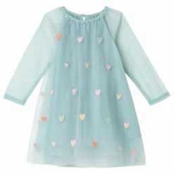 Robe Cœurs Tulle | Bleu pâle