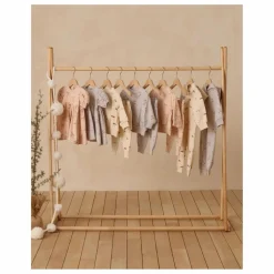 Robe Darla Nœuds Coton Bio | Saumon