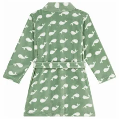Robe de Chambre Baleines | Sauge