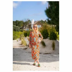 Robe de Grossesse Thelma Coquelicot | Rouge