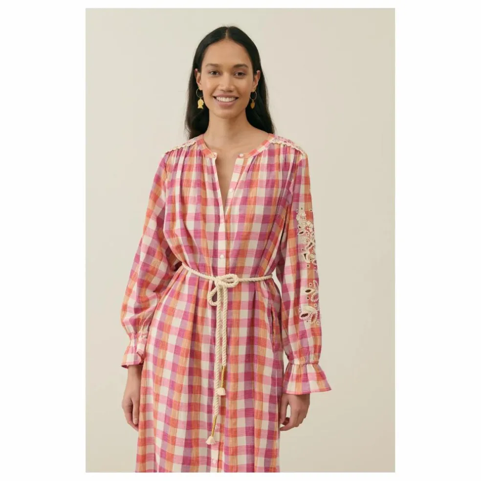 Robe Deepali Coton Bio - Collection Femme | Rose
