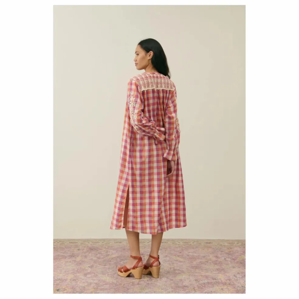 Robe Deepali Coton Bio - Collection Femme | Rose
