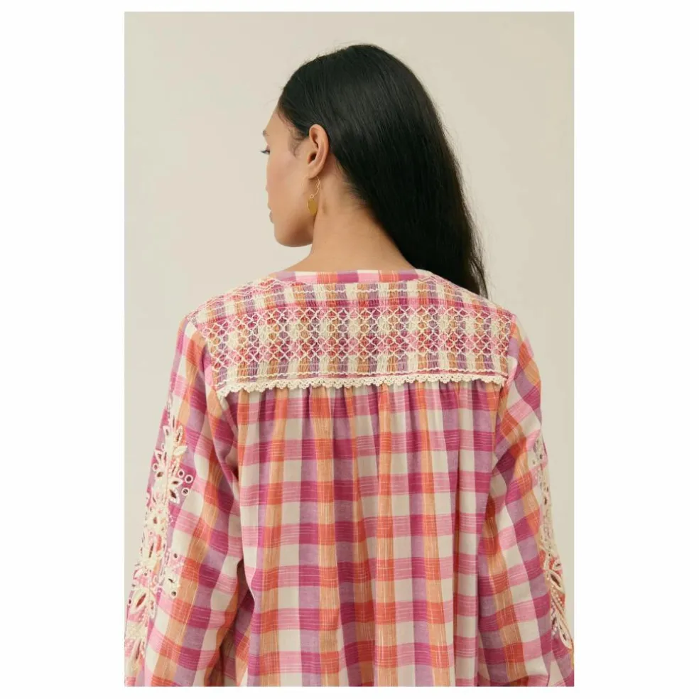 Robe Deepali Coton Bio - Collection Femme | Rose