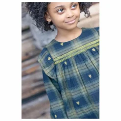 Robe Delia | Vert foncé