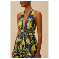 Robe Delicate Pineapple | Bleu marine