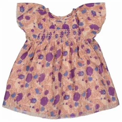 Robe Donna Fleurie Lurex | Rose pâle