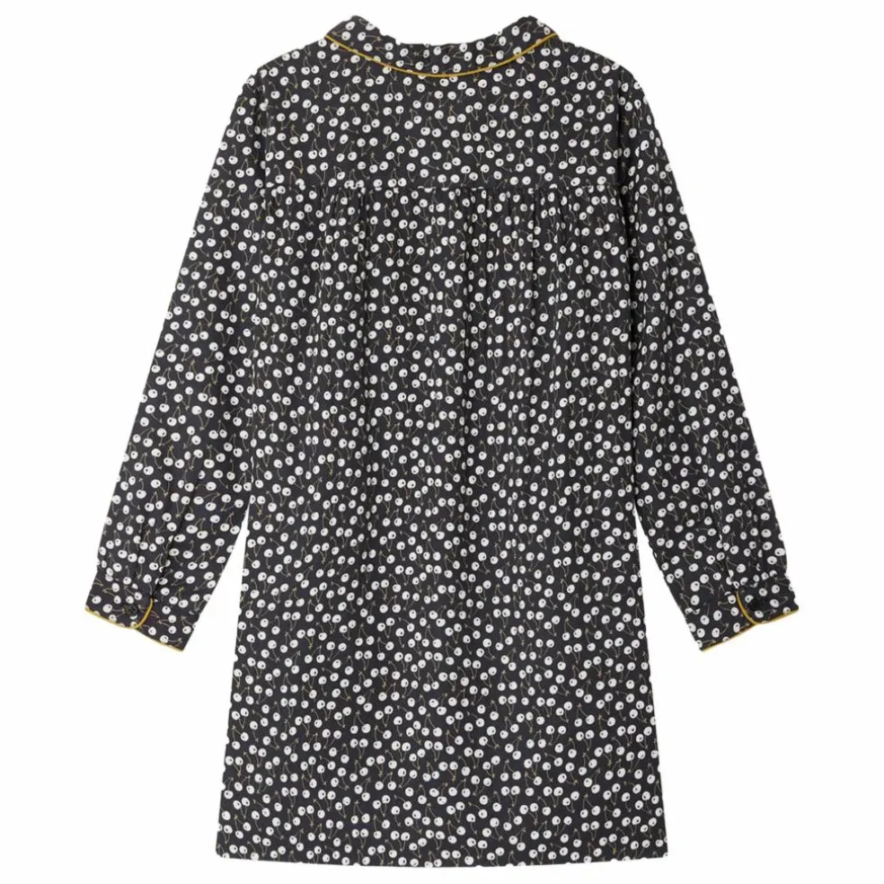 Robe Dorothée Twill | Bleu nuit