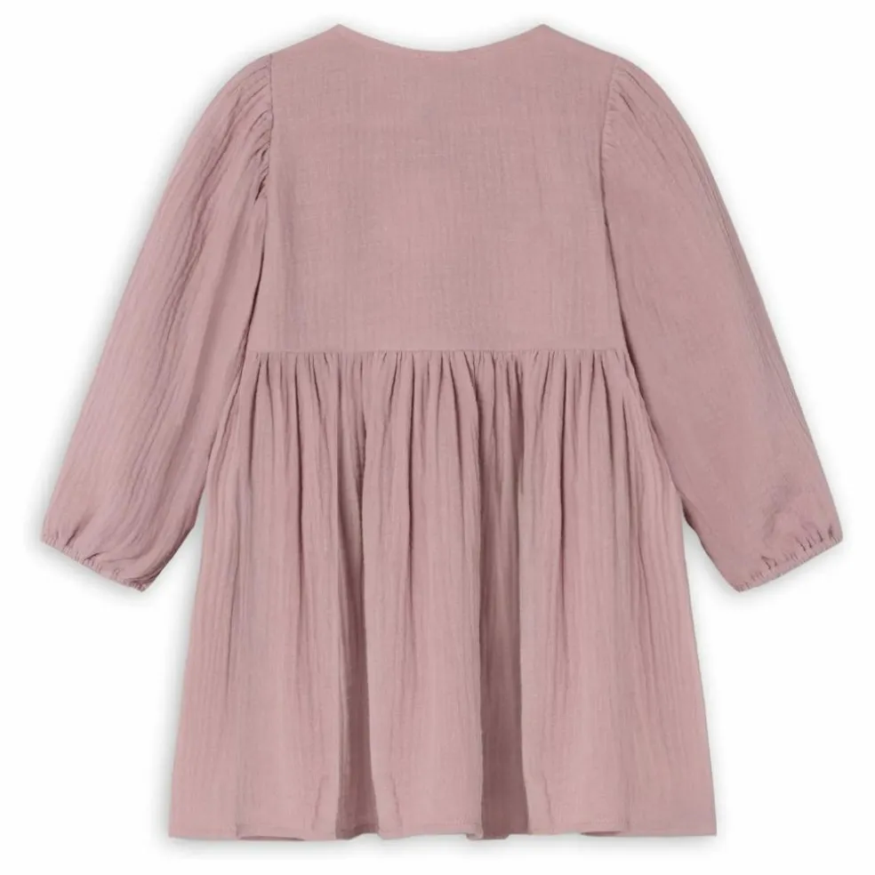 Robe Elmo Nœuds | Bois de rose