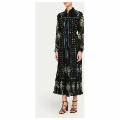 Robe Emilie Soie | Bleu nuit