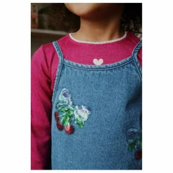 Robe en Jean Sequins Magot Coton Bio | Bleu