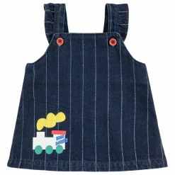 Robe en Jean Train Coton Bio | Bleu marine