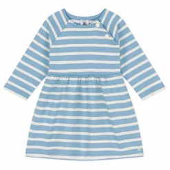 Robe en Jersey Rayures | Bleu