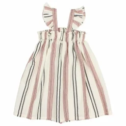Robe Etnic Rayures | Ecru