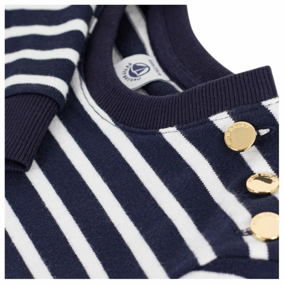 Robe Evasée Rayée | Bleu marine
