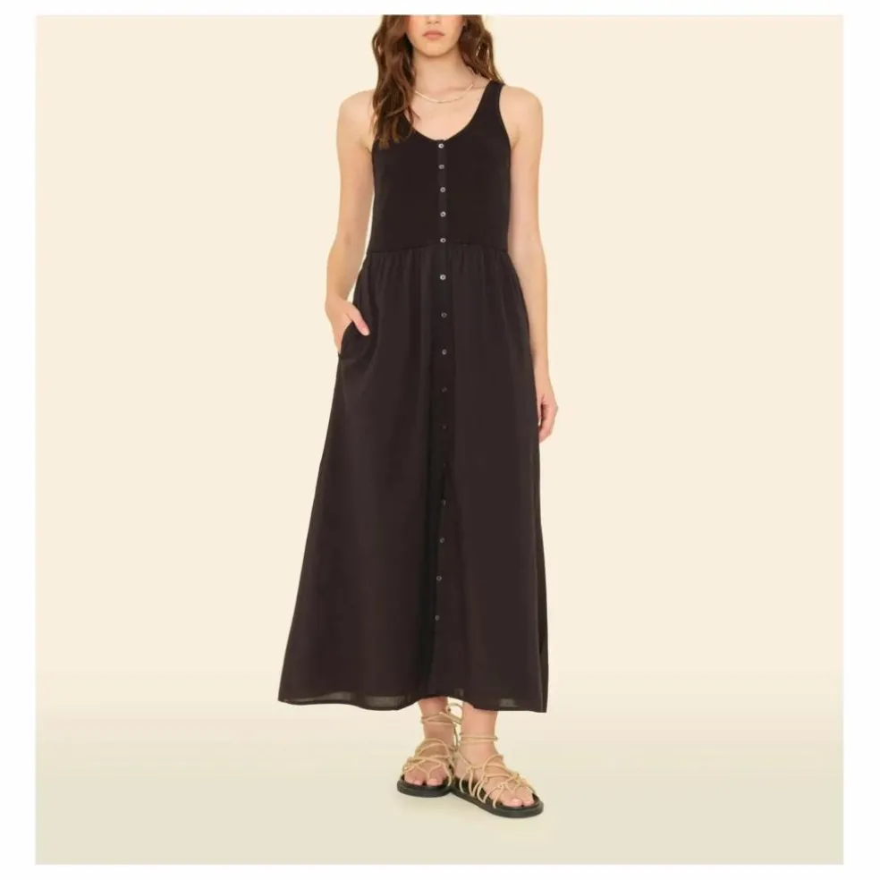 Robe Fenix Popeline de Coton | Noir