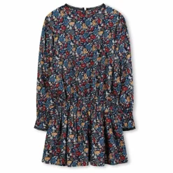 Robe Fleurie | Bleu marine