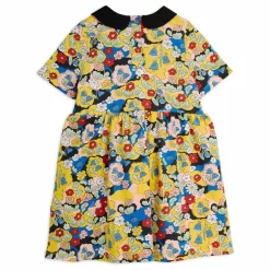 Robe Fleurie Coton Bio | Jaune