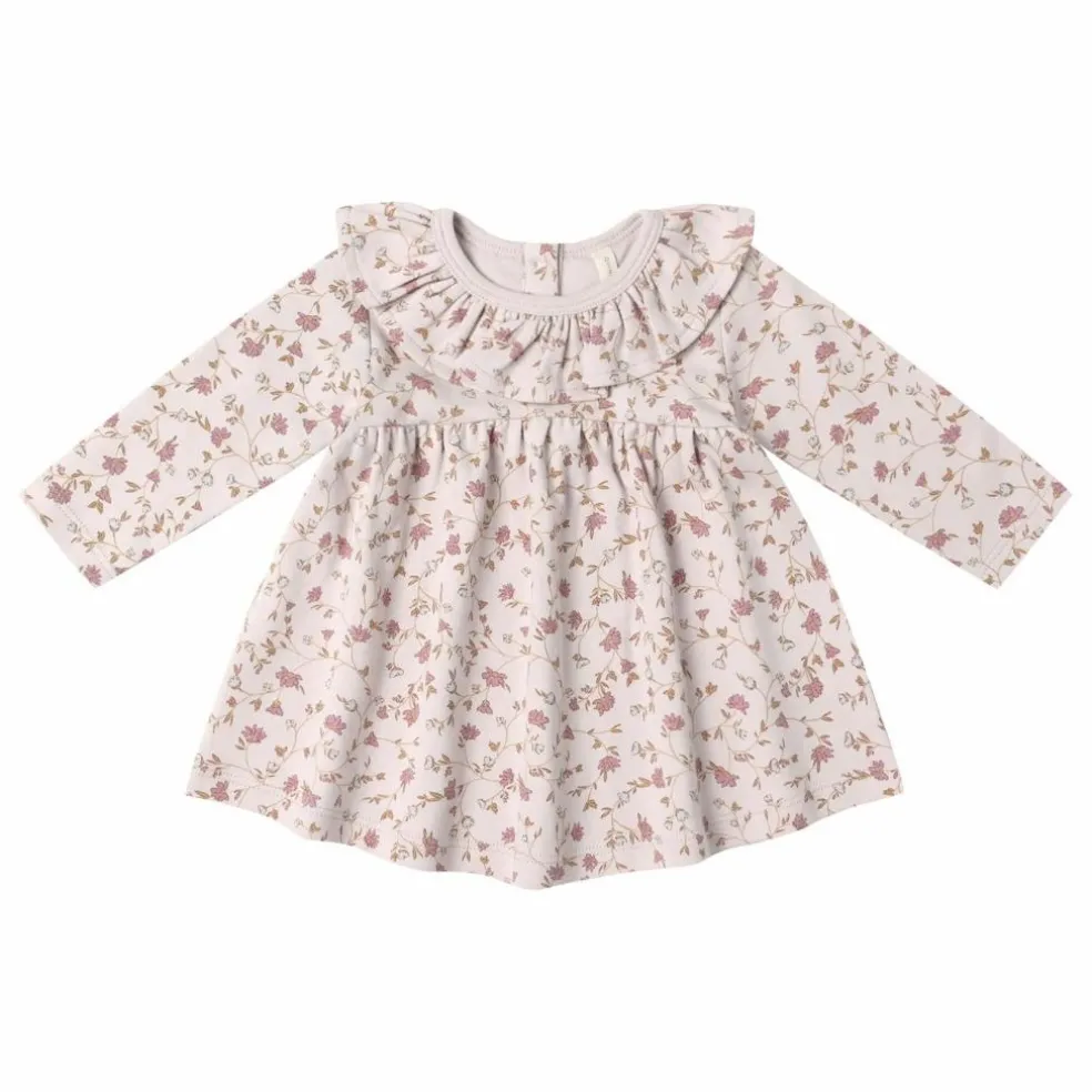 Robe Fleurie Coton Bio | Lilas