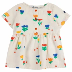 Robe Fleurs | Ecru