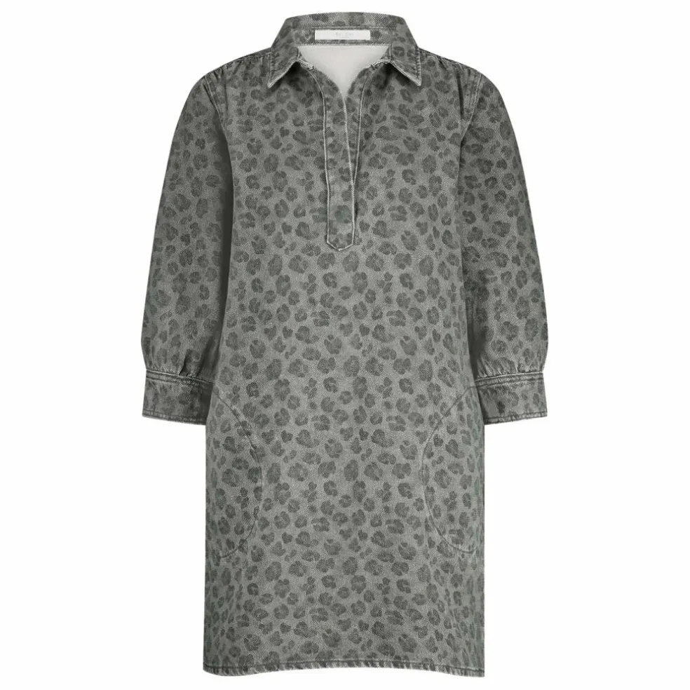 Robe Flynth Guépard Coton Bio | Gris