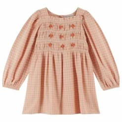 Robe Froncée Ecolière | Rose