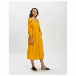 Robe Gaze de Coton Bio | Jaune moutarde