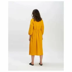 Robe Gaze de Coton Bio | Jaune moutarde