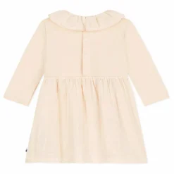 Robe Gaze de Coton et Molleton | Ecru