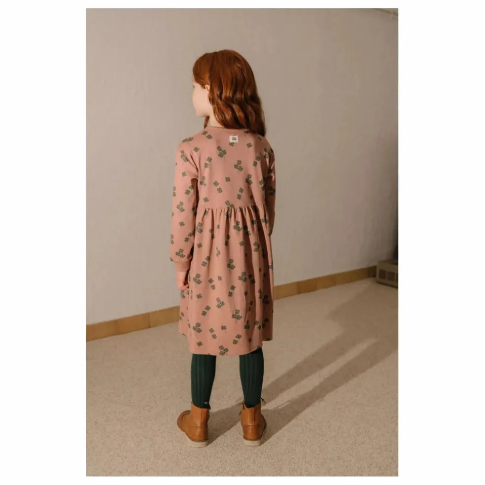 Robe Hoy Trèfles Coton Bio | Rose